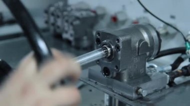 Üretim direksiyon otomobil fabrikasının atölye süreci