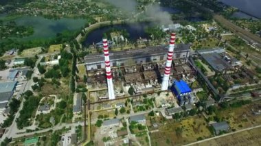 Termik santral ile yüksek bacalardan toplama