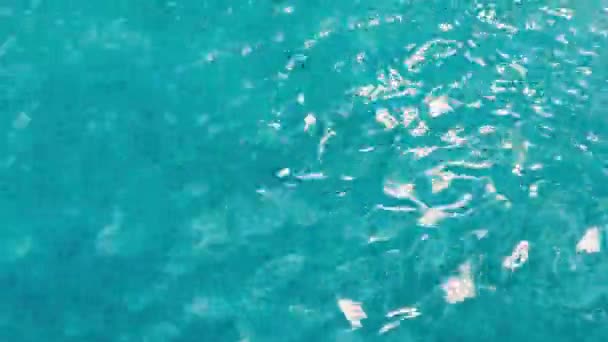 Rippled Water Surface Crystal Clear Water Swimming Pool Blue