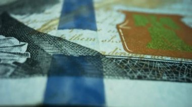 ABD 'nin resmi nakit parası. Yeni Amerikan 100 dolarlık banknot