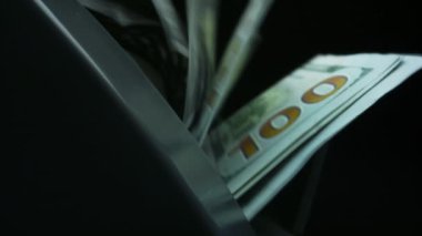 Kağıt para saymak için otomatik ekipman. Para sayma makinesi