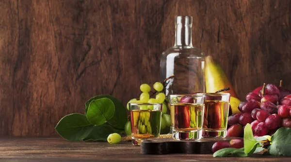 Rakija Raki Rakia Tipo Brandy Alcolico Forte Balcanico Base Frutta — Foto Stock