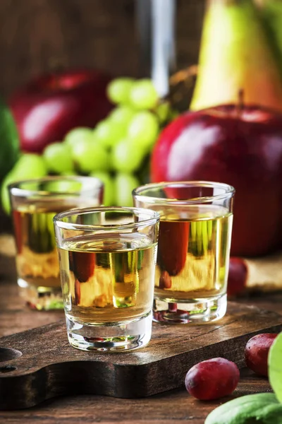 Rakija Raki Rakia Boisson Alcoolisée Dure Balkanique Brandy Partir Fruits — Photo