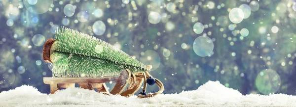 크리스마스 내리는 Xmas 컨셉트 — 스톡 사진
