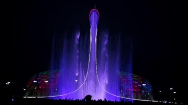 Güzel müzik ışık çeşme. Sochi şarkı Çeşme.