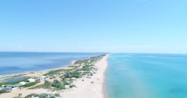 Anteni: Sahil Sandy beach. Güzel doğa, Karadeniz, seyahat.