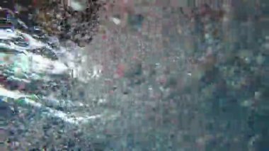 Sualtı sahne hava kabarcıkları Havuzu.