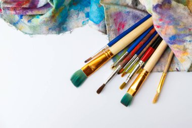 Boya fırçaları kümesi.