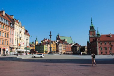 Varşova, sokak, Polonya, Meydanı, turist, şehir, sermaye