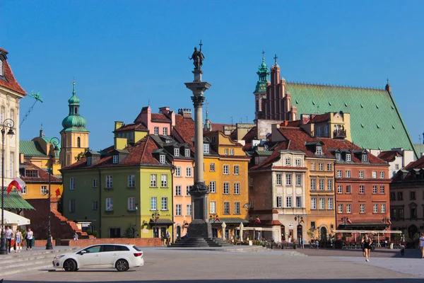 Varşova, sokak, Polonya, Meydanı, turist, şehir, sermaye