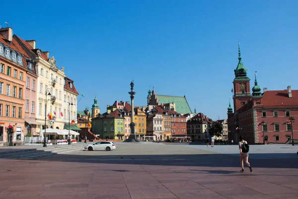 Varşova, sokak, Polonya, Meydanı, turist, şehir, sermaye