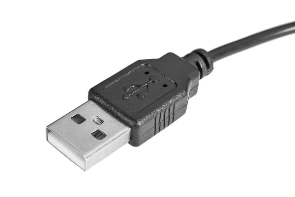Usb Extention Cable Connector White Surfac — Stock Photo, Image
