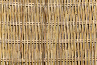 Hasır rattan doku dikey twigs konumu