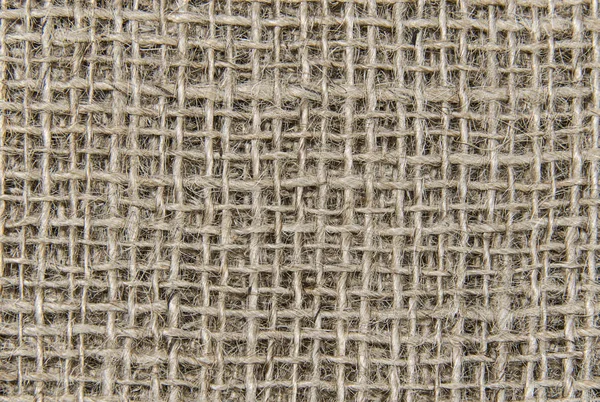 Burlap Textur Bakgrund Närbild — Stockfoto