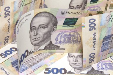 Beş yüz Ukrayna Grivnası yeni banknotlar 