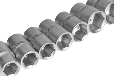 Ratchet spanner için çelik uç kafaları Satır