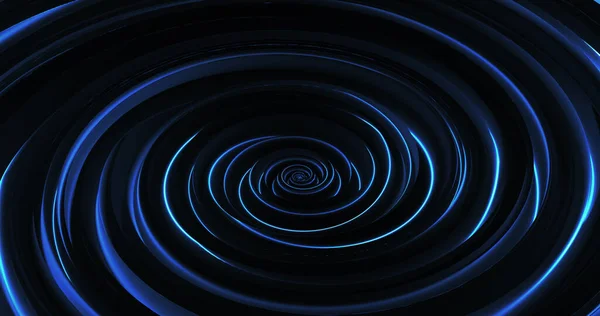Hipnotize edici soyut mavi girdap dinamik, parlak çizgilerle karanlık bir arka plana karşı sarmal bir etki yaratıyor, hareket ve derinliği çağrıştırıyor.