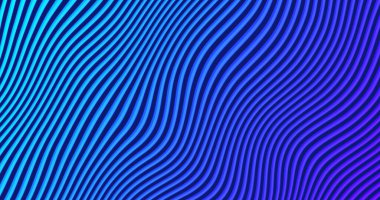 Mavi ve mor dalgalı çizgilerin aktığı dinamik soyut bir arkaplan. Tasarım, modern dijital projeler için ideal bir hareket ve derinlik hissi yaratıyor..
