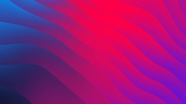 Kırmızı, mavi ve mor tonlarında dalgalı çizgiler içeren dinamik ve renkli soyut bir arkaplan hareket ve enerji hissi yaratıyor..