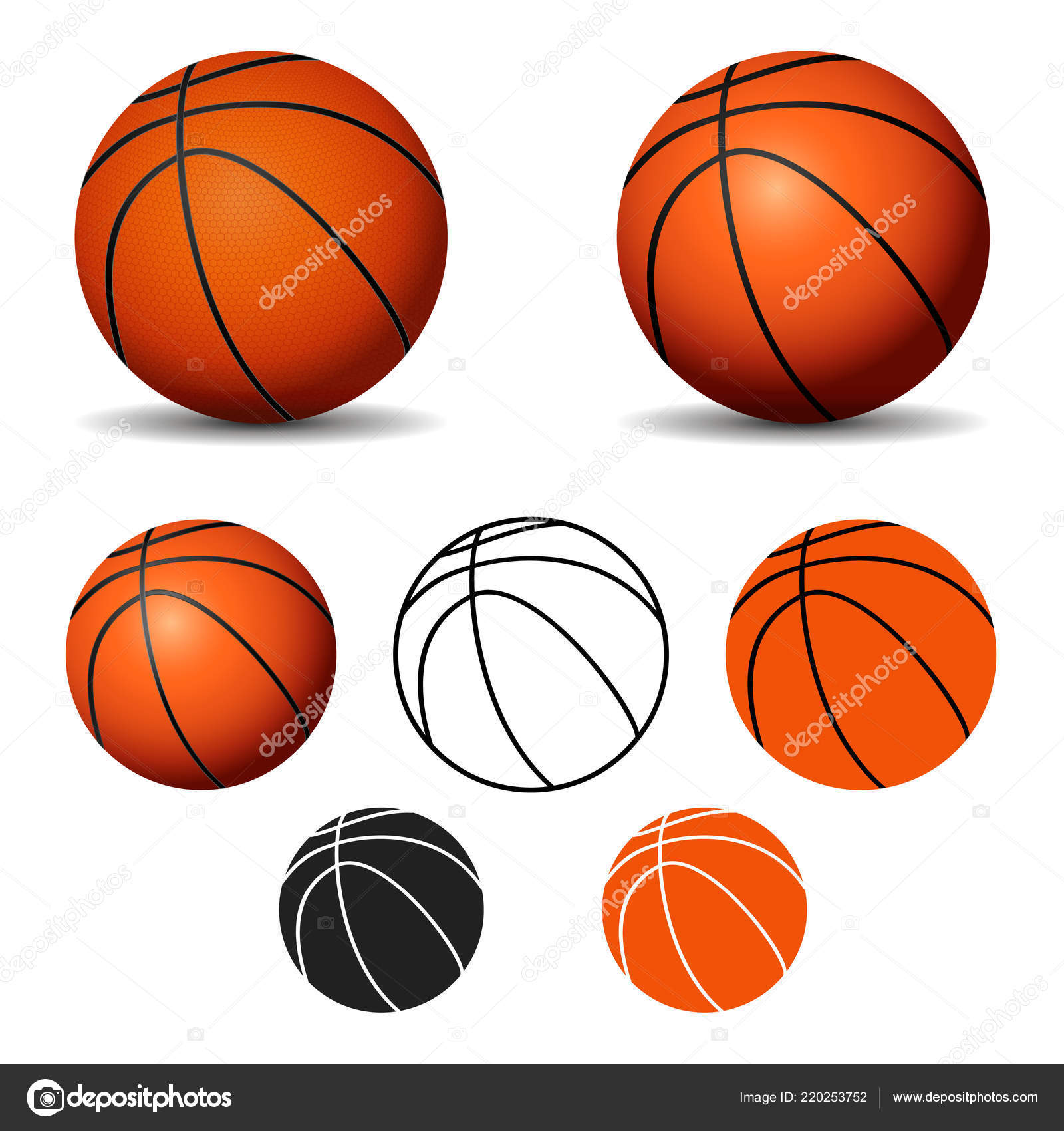 Desenho De Conjunto ícones Basquete Bolas Basquete Isoladas No Fundo Branco  PNG , Desenho De Basquete, Desenho De Cesta, Desenho De Bola Imagem PNG e  Vetor Para Download Gratuito