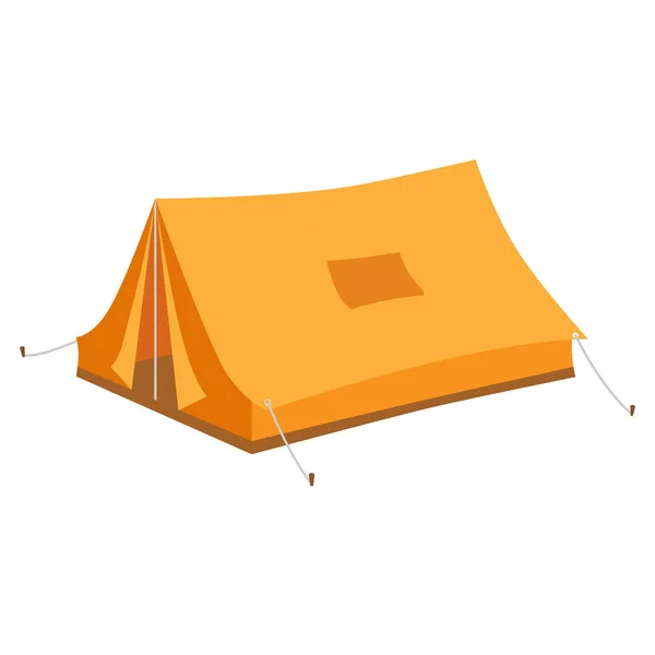 Campingzelt Isometrisches Symbol Vektorillustration — Stockvektor
