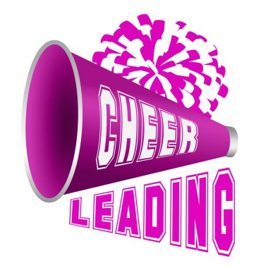 Logo for cheerleading. Vector illustration clipart