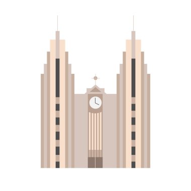 İzlanda işareti simgesi. Vektör çizim