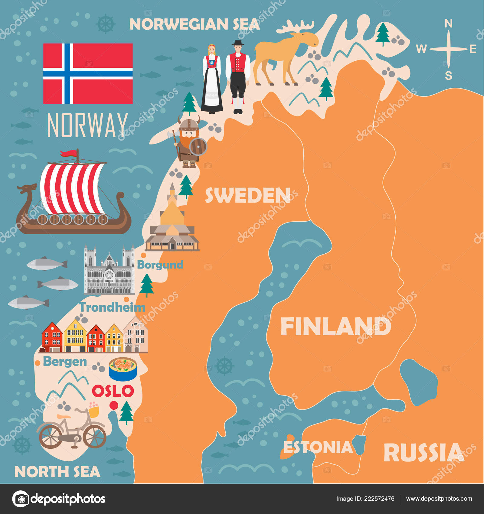 Sevärdheter Norge Karta | hypocriteunicorn