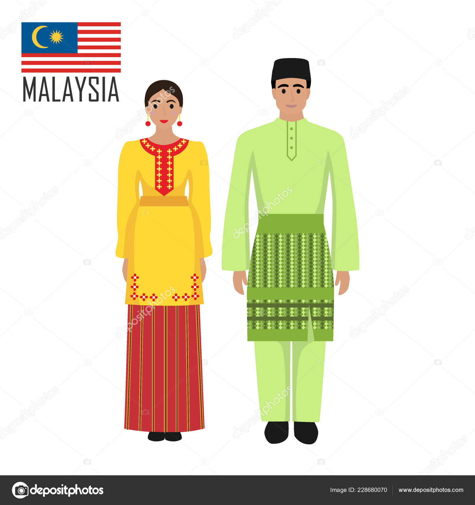 Malaysian national dress hotsell