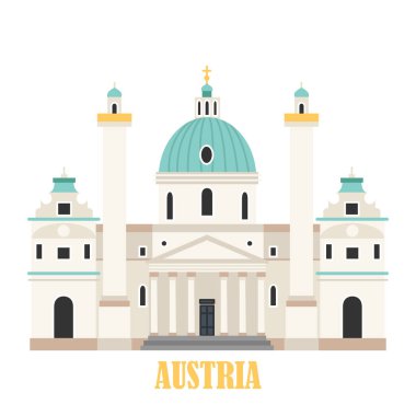 Karlskirche. Viyana 'daki Aziz Charles Kilisesi