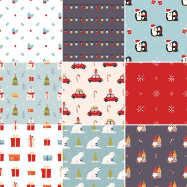 Arkaplan için Noel pürüzsüz desen