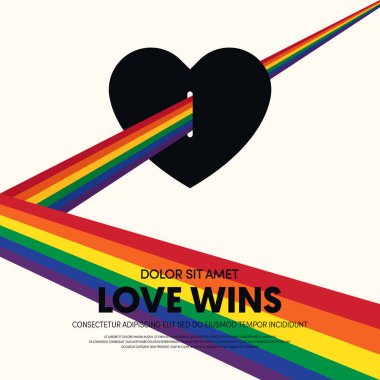 LGBT topluluk posteri şablon arka plan. Tasarım öğesi şablonu kullanılan zemin, broşür, afiş, yayın, vektör çizim için