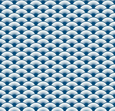 Soyut mavi dalga çizgi deseni arka plan sanat, vektör çizim