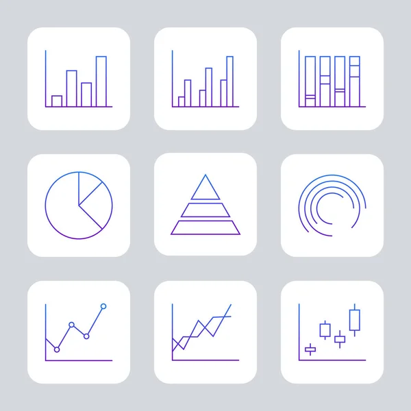 Gráfico Negócios Diagrama Ícone Futurista Moderno Ilustração Vetorial —  Vetores de Stock