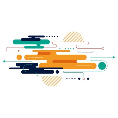 Modern arka plan dekoratif geometrik şekli ile. Tasarım öğesi kullanılan poster, zemin, yayın, afiş, reklam, broşür, broşür, el ilanı, vektör çizim için