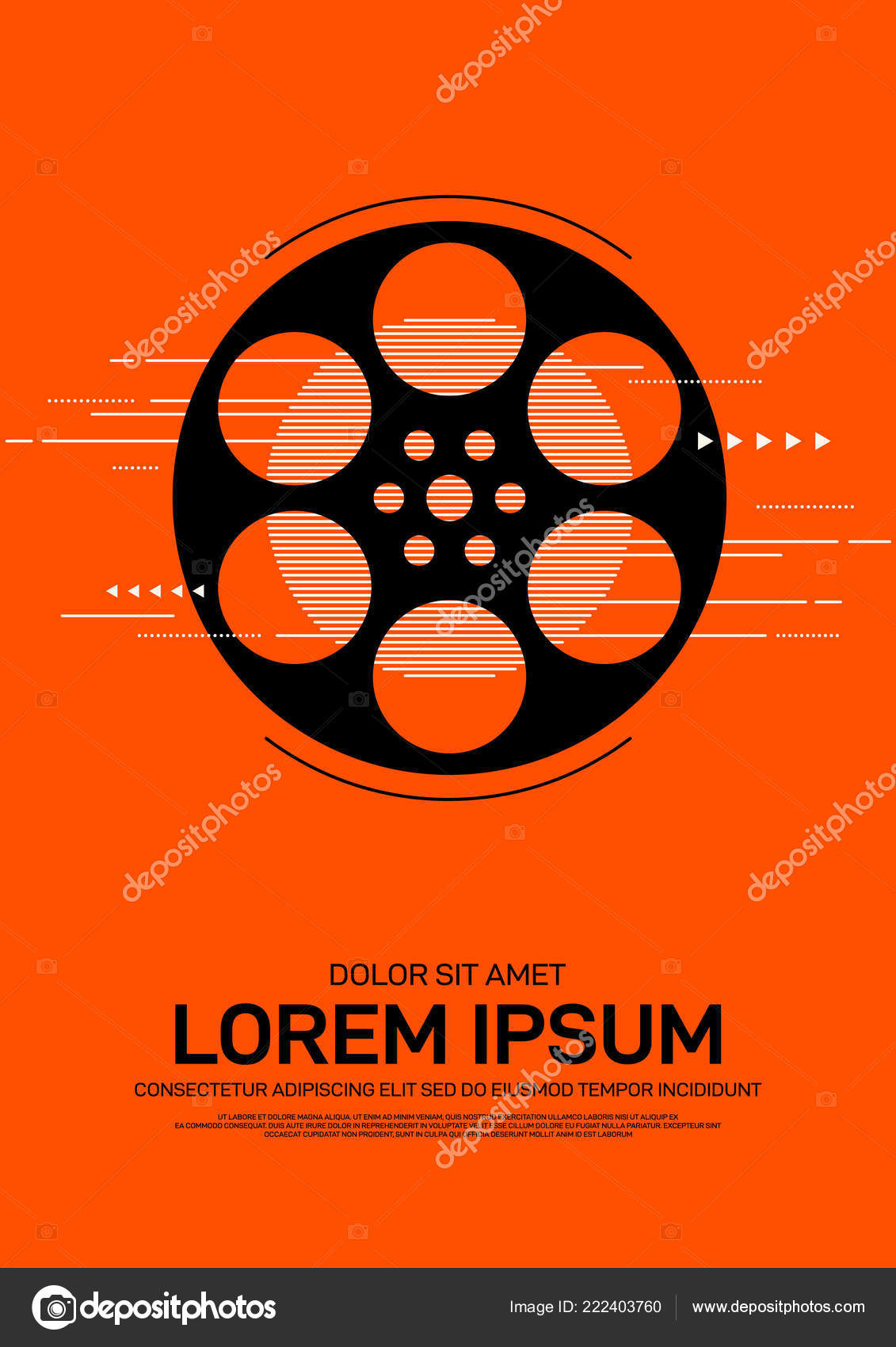 movie film poster template design modern retro vintage style vintage movie poster template