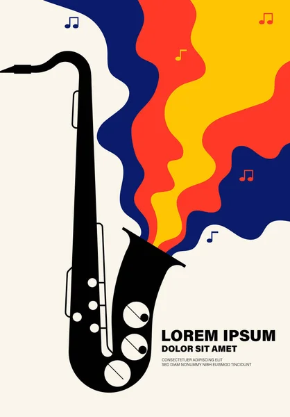 Müzik poster modern vintage retro tarzı