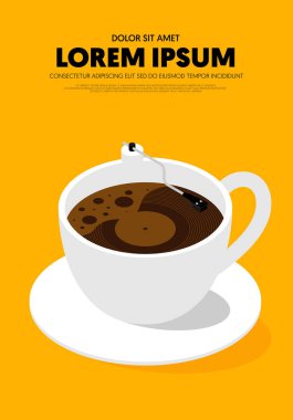 Müzik poster modern vintage retro tarzı