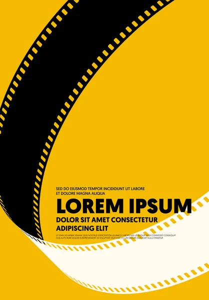 Film ve film posteri modern vintage retro tarzı