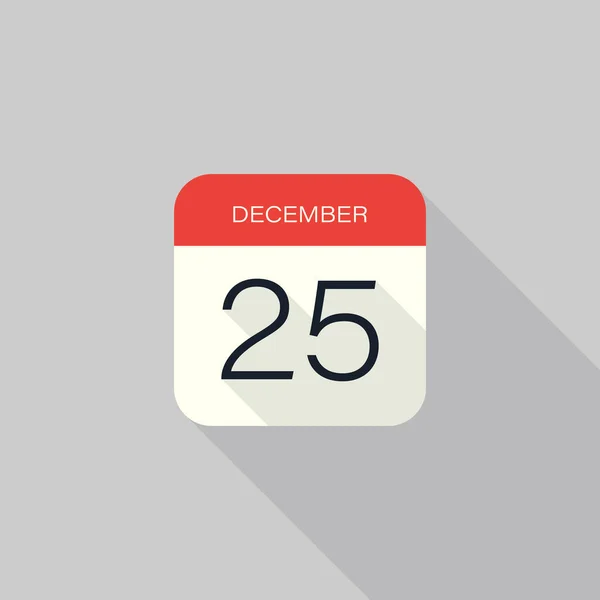 Kalender ikon minimal modern platt design stil — Stock vektor