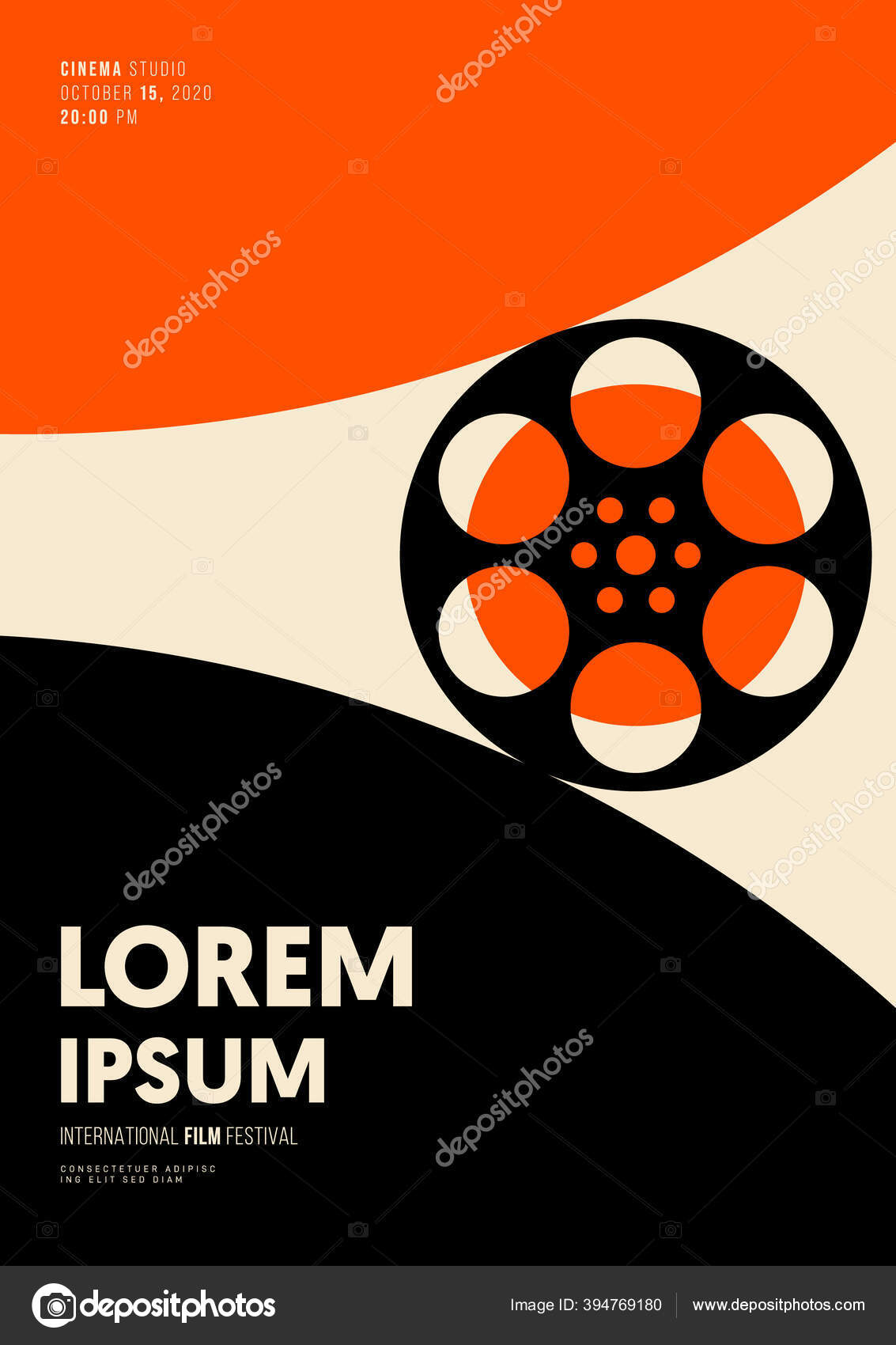 Movie Film Poster Design Template Background Vintage Retro Style Graphic  Stock Vector Image by ©thenatchdl #394769180
