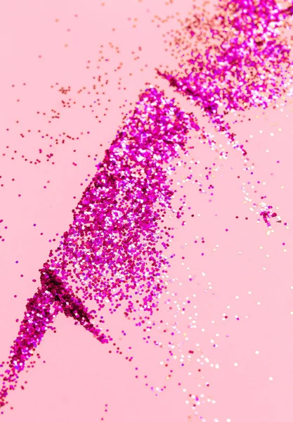 Pembe yüzeyde lekeler Parıltı iplik.