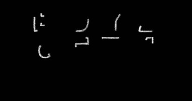 geri okul kavramı, 4 k çözünürlüklü stok video motion grafik animasyon için siyah arka plan üzerine beyaz kalın tebeşir yazı satın 2 almak 1 serbest metin