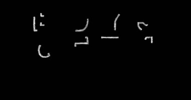 geri okul kavramı, 4 k çözünürlüklü stok video motion grafik animasyon için siyah arka plan üzerine beyaz kalın tebeşir yazı satın 3 almak 1 serbest metin