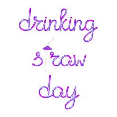 saman gün kaligrafi yazı ile şeffaf cam saman ve menekşe şemsiye, hisse senedi vektör çizim küçük resim içme içme