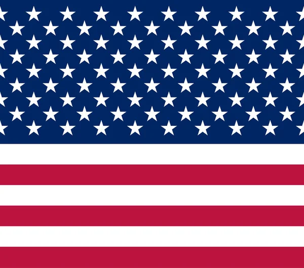 Σημαία των ΗΠΑ χρώματα οριζόντια απρόσκοπτη υπόβαθρο — Διανυσματικό Αρχείο