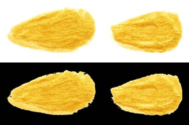 sarı altın renkli Doodle smear spot