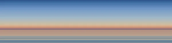 Noite Vista Panorâmica Paisagem Mar Céu Mar Cores Gradientes Coloridas — Vetor de Stock