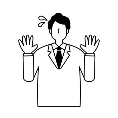 sürpriz erkek ofis çalışanı