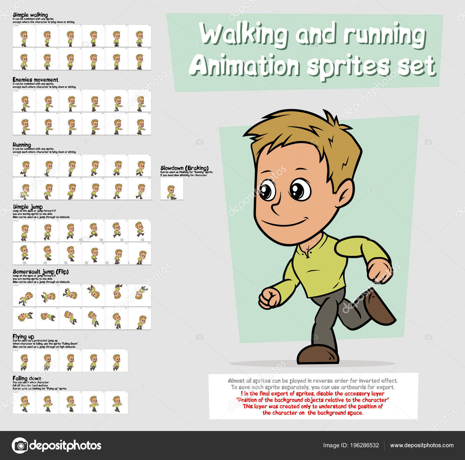 walking animation sprite